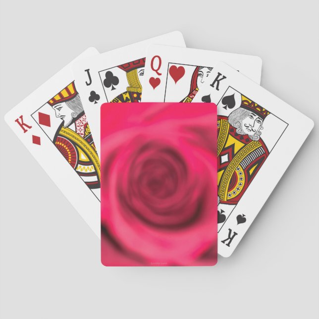 Jeu De Cartes Rose flou (dos)