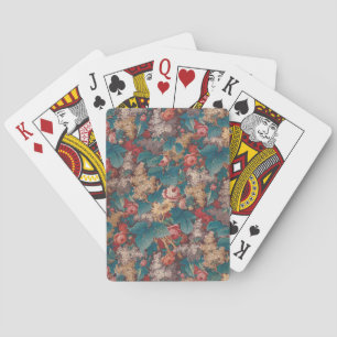 Jeu De Cartes Rose, Lilac, Grand Jardin Vintage Feuille