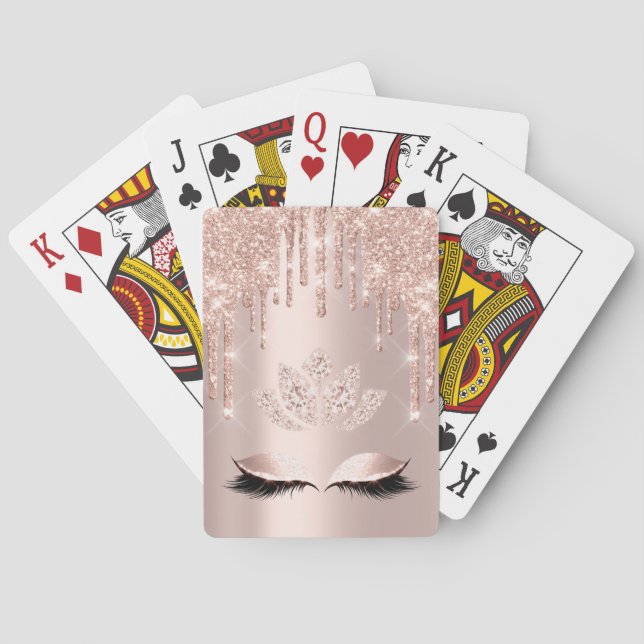 Jeu De Cartes Rose rose Pastel Spark Lotus Diamond Casino (dos)