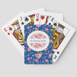 Jeu De Cartes Roses roses personnalisées