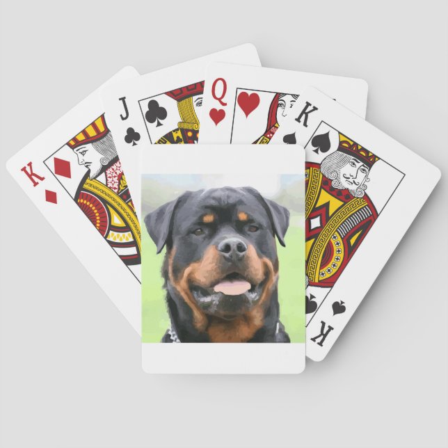 Jeu De Cartes rottweiler (dos)