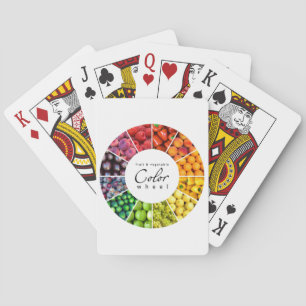 Jeu De Cartes Roue couleur fruits et légumes (12 couleurs)