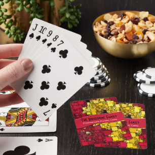 Jeu De Cartes Rouge noir Merci mot Cloud