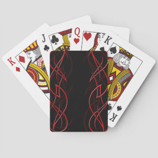 Jeu De Cartes Rouge sur Black "Elegance" Jouer des cartes