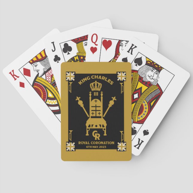 Jeu De Cartes Royal Coronation King Charles III (dos)