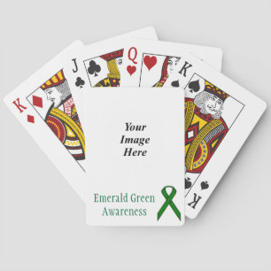 Jeu De Cartes Ruban Emerald Green Standard par Kenneth Yoncich