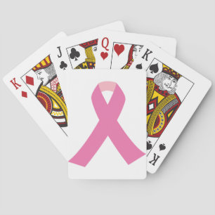 Jeu De Cartes Ruban rose de sensibilisation au cancer du sein