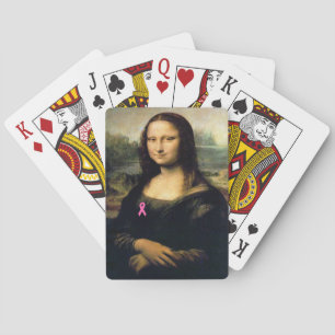 Jeu De Cartes Ruban rose Mona Lisa
