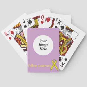 Jeu De Cartes Ruban standard jaune par Kenneth Yoncich