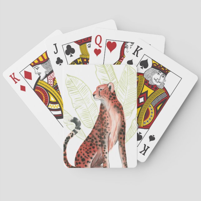 Jeu De Cartes Ruby Runner Leopard (dos)