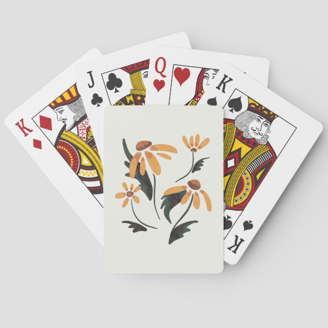 Jeu De Cartes Rudbeckia Hirta Black-Eyed Susan Fleurs esthétique (dos)