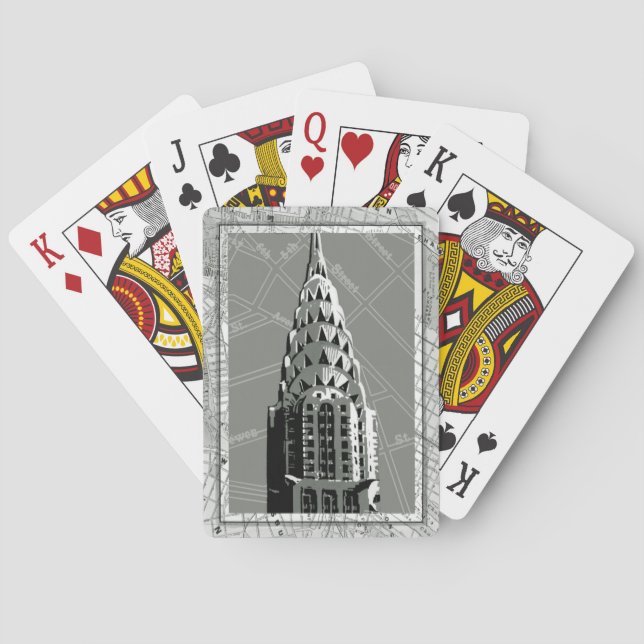 Jeu De Cartes Rues de New York avec l'Empire State Building (dos)
