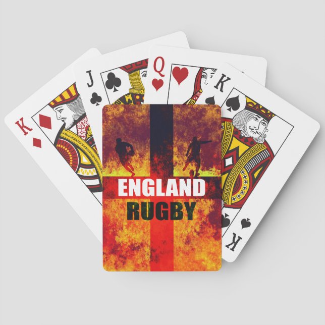 Jeu De Cartes Rugby d'Angleterre (dos)