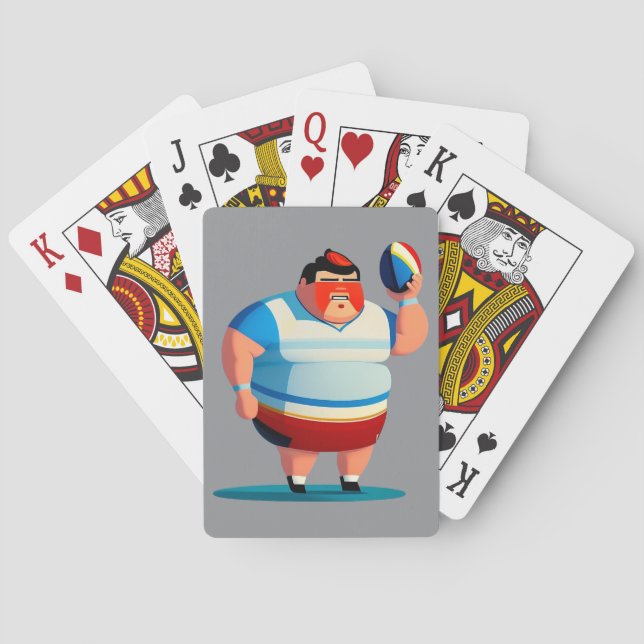 Jeu De Cartes Rugby Player - Playing Cards (dos)