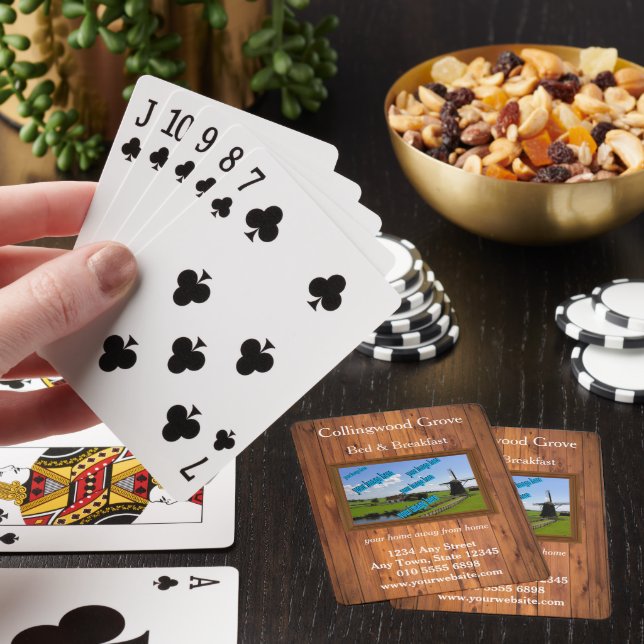 Jeu De Cartes Rustic Chambres d'hôtes 🌿 Promotionnels (In Situ)