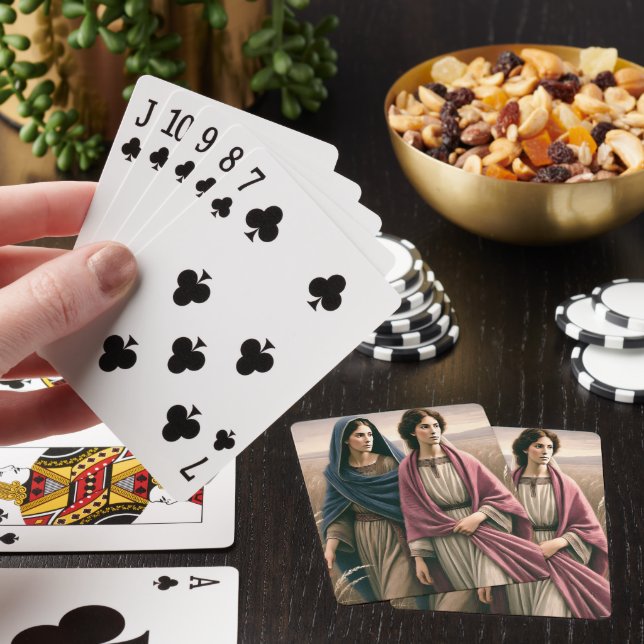 Jeu De Cartes Ruth 1 Main dans le voyage manuel (In Situ)