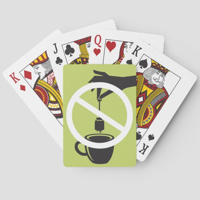 Jeu De Cartes Sachet à thé (dos)