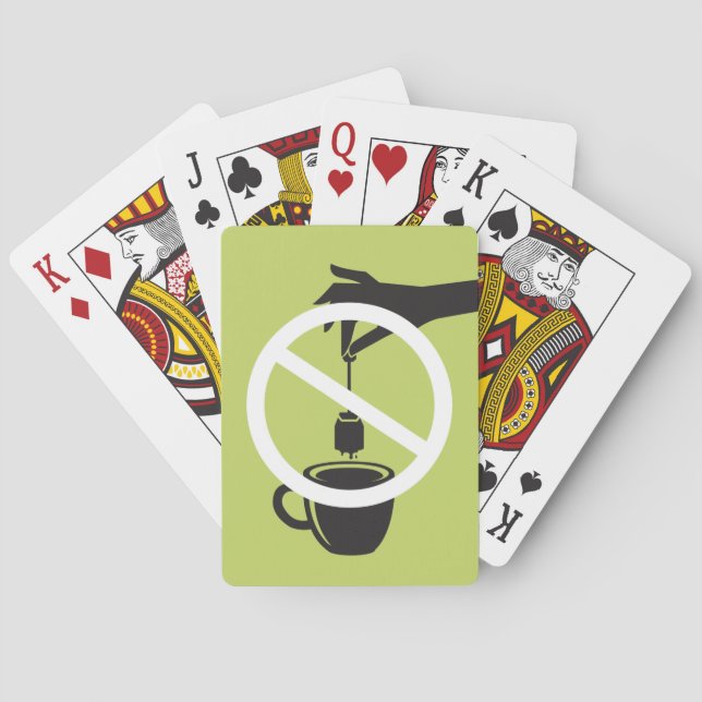 Jeu De Cartes Sachet à thé (dos)
