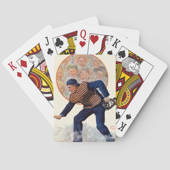 Jeu De Cartes Safe at the Plate (dos)