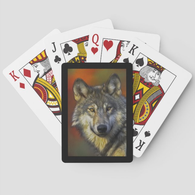 Jeu De Cartes Sagesse de loup (dos)