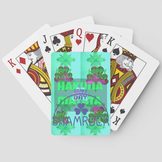 Jeu De Cartes Saint Patrick's day (dos)