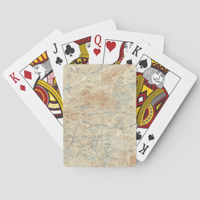 Jeu De Cartes Saint Regis Canoe Area Détails dans les Adirondack (dos)