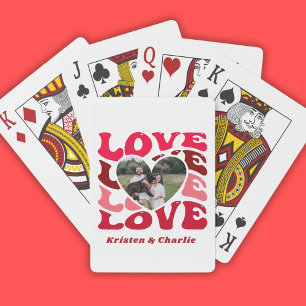 Jeu De Cartes Saint Valentin Amour Personnalisé Photo & Couple N