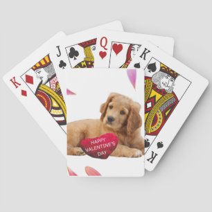 Jeu De Cartes Saint Valentin Coeur de chien jouer carte