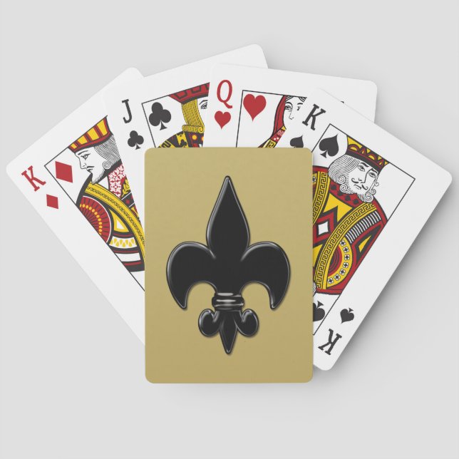 Jeu De Cartes Saints Fleur de Lis (dos)