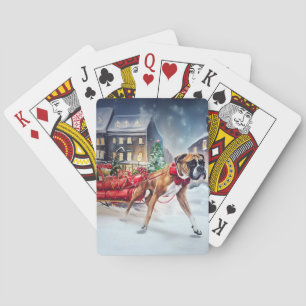 Jeu De Cartes Saison Festive de Noël de Boxer