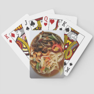 Jeu De Cartes Salade de Papaya épicée Ayutthaya [Som Tam] avec C