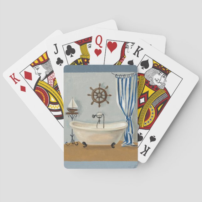 Jeu De Cartes Salle de bains nautique (dos)