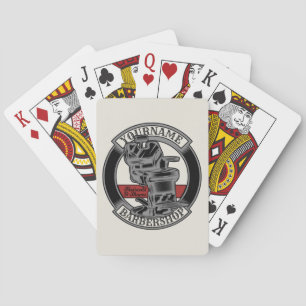 Jeu De Cartes Salon de coiffeur Retro Personnalisé 