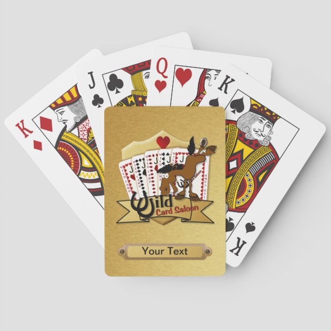 Jeu De Cartes Salon Wild Card (dos)