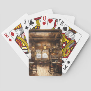 Jeu De Cartes Saloon Bar du Far West