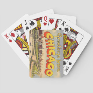 Jeu De Cartes Salutation vintage de Chicago Playing Cards