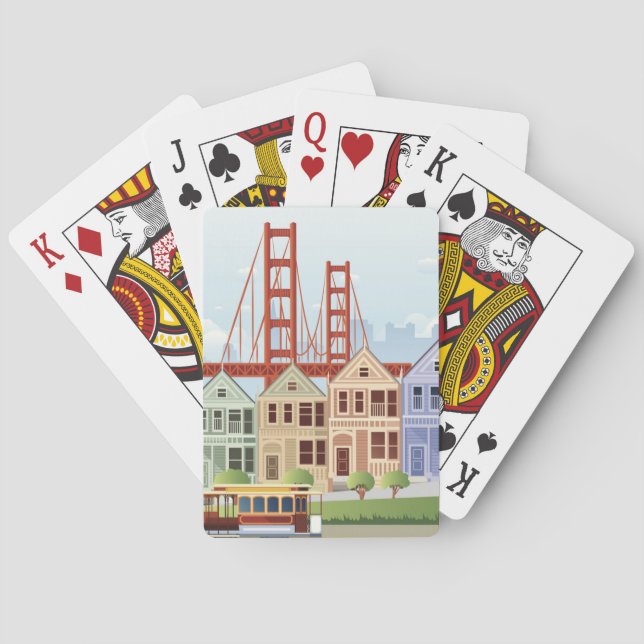 Jeu De Cartes San Francisco | les dames peintes (dos)