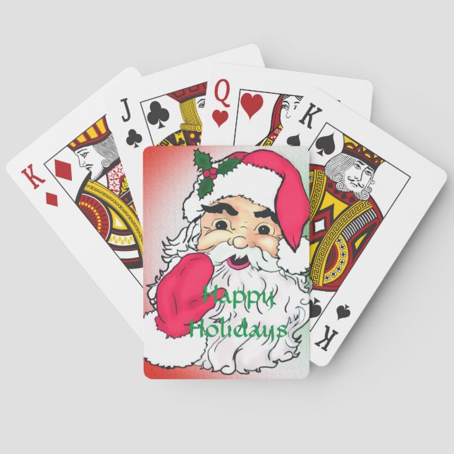 Jeu De Cartes santa claus vintage (dos)