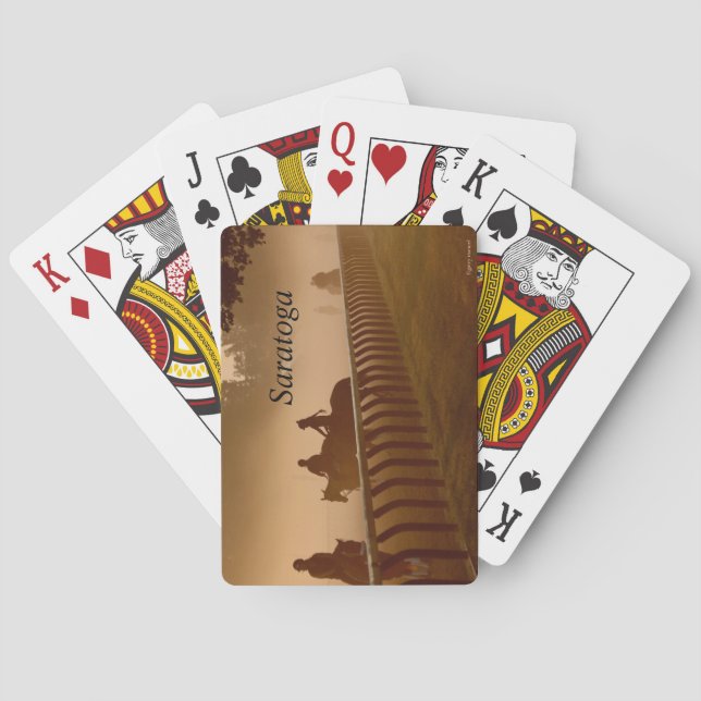 Jeu De Cartes Saratoga Morning Jouer aux cartes (dos)