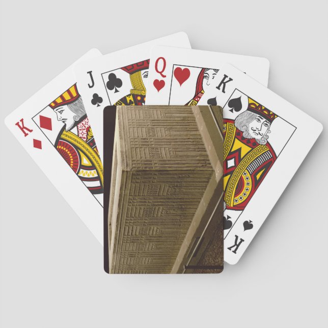 Jeu De Cartes Sarcophagus from Abu Roach (limestone) (dos)