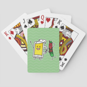 Jeu De Cartes Saucisse de bière Octoberfest Oktoberfest lederhos