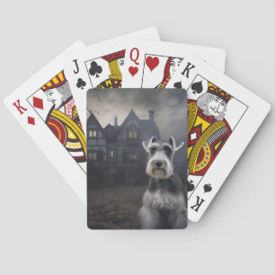 Jeu De Cartes Scandale d'Halloween Schnauzer Miniature