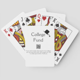 Jeu De Cartes Scanne de fonds de collège QR ajouter des détails