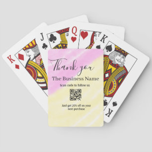 Jeu De Cartes Scannez le QR pour nous suivre merci code de réduc