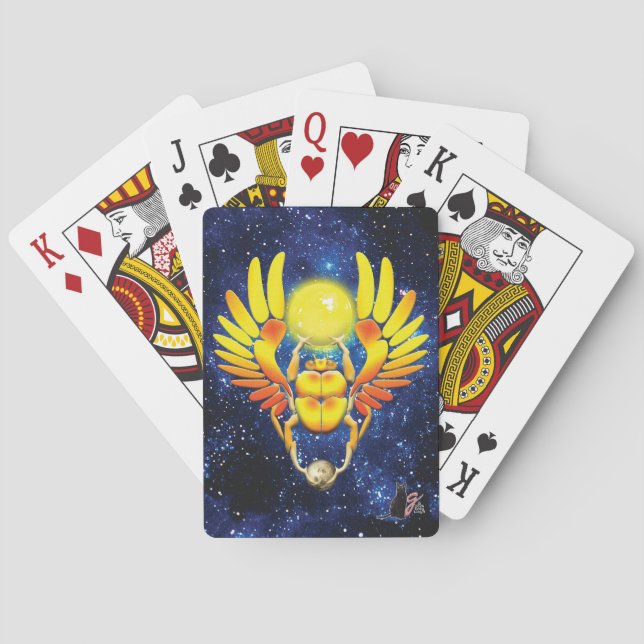 Jeu De Cartes Scarab (dos)