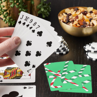 Jeu De Cartes Scène de canne à bonbons verte