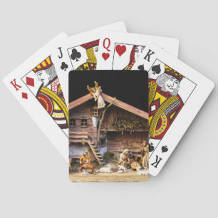 Jeu De Cartes Scène de Noël