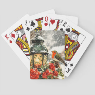 Jeu De Cartes Scène Festive Winter Wonderland