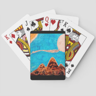 Jeu De Cartes Scène météorologique de montagne