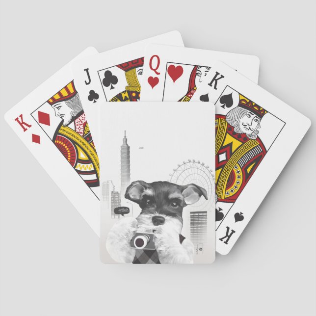 Jeu De Cartes Schnauzer avec caméra (dos)